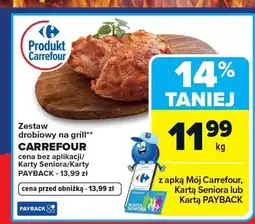 Carrefour Zestaw drobiowy na grill Carrefour oferta