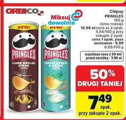 Carrefour Chipsy PRINGLES oferta