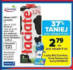 Carrefour Mleko UHT Łaciate 3,2% oferta