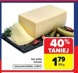 Carrefour Ser żółty Gouda oferta