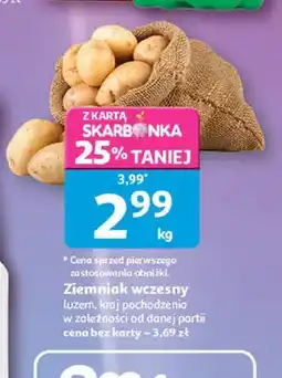Auchan Ziemniak wczesny luzem oferta