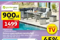 Auchan Zestaw wypoczynkowy narożny Bali oferta