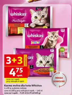 Auchan Karma mokra dla kota Whiskas Pure Delight 4-pak oferta