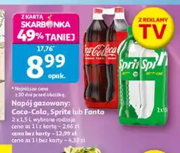 Auchan Napój gazowany Coca-Cola 2-pak oferta