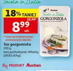Auchan Ser gorgonzola Auchan Tavola in Italia Włochy oferta