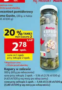 Auchan Kapary w zalewie Auchan oferta