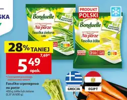 Auchan Fasolka szparagowa na parze Bonduelle żółta oferta