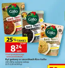 Auchan Ryż gotowy w saszetkach Riso Gallo Riso Rosso oferta