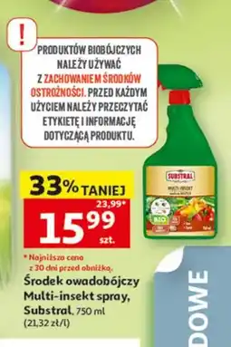 Auchan Środek owadobójczy Multi-insekt spray Substral oferta