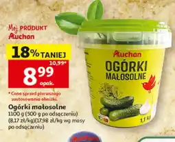 Auchan Ogórki małosolne Auchan oferta
