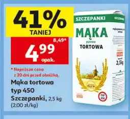 Auchan Mąka tortowa typ 450 Szczepanki oferta