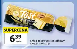 Auchan Chleb tost wysokobiałkowy Oskroba oferta