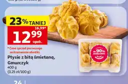 Auchan Ptysie z bitą śmietaną Gmurczyk oferta