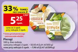 Auchan Pierogi z łososiem i ricottą oferta