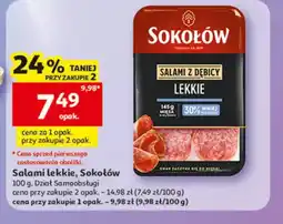 Auchan Salami lekkie Sokołów oferta