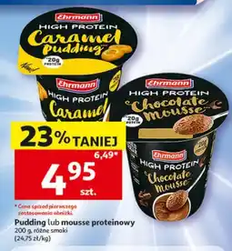 Auchan Pudding proteinowy Ehrmann Caramel oferta