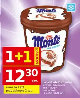Auchan Lody Monte Zott oferta