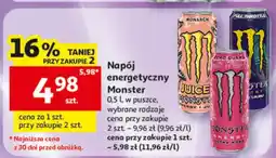 Auchan Napój energetyczny Monster Juice oferta