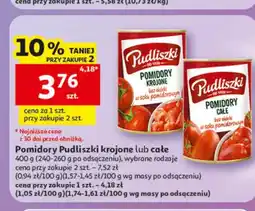 Auchan Pomidory Pudliszki krojone oferta