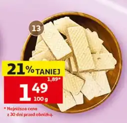 Auchan Wafle kakaowe oferta