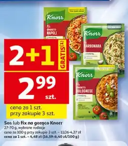 Auchan Fix Knorr Spaghetti Napoli oferta