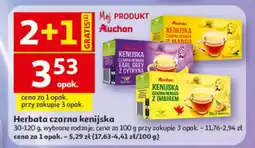 Auchan Herbata czarna kenijska Earl Grey z cytryną Auchan oferta