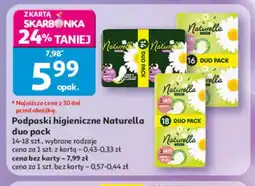 Auchan Podpaski higieniczne Naturella duo pack oferta