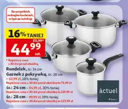 Auchan Garnek z pokrywką actuel śr. 20cm oferta