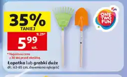 Auchan Grabki duże dł.: 63-65cm drewniana rękojeść ONE TWO FUN oferta