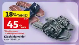 Auchan Klapki damskie oferta