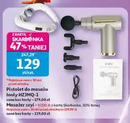 Auchan Pistolet do masażu Inoly HZJMQ-1 oferta