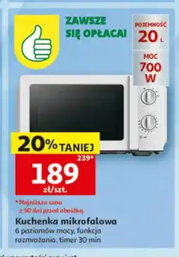 Auchan Kuchenka mikrofalowa oferta
