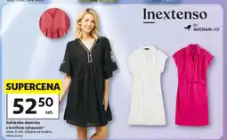 Auchan Sukienka damska z krótkim rękawem Inextenso oferta