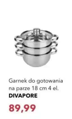 Nela Divapore Garnek do gotowania na parze oferta