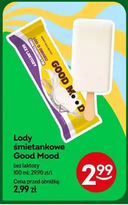 Żabka Lody śmietankowe Good Mood bez laktozy oferta
