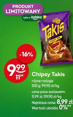 Żabka Chipsy Takis oferta