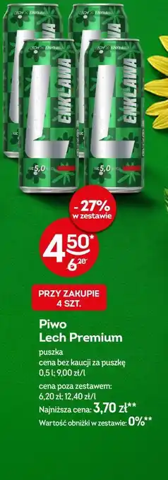 Żabka Piwo Lech Premium oferta