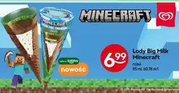 Żabka Lody Big Milk Minecraft rożek oferta