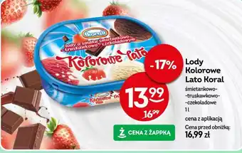 Żabka Lody Kolorowe Lato Koral oferta