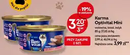 Żabka Karma Optivital Mini oferta