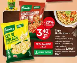Żabka Zupa Nudle Knorr różne rodzaje oferta