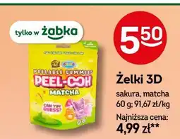 Żabka Żelki 3D sakura, matcha oferta