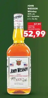 Kaufland JOHN WESSON Whiskey oferta