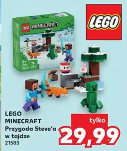 Kaufland LEGO MINECRAFT Przygoda Steve’a w tajdze oferta