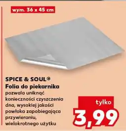 Kaufland SPICE & SOUL Folia do piekarnika oferta