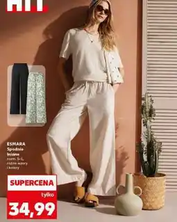 Kaufland Esmara Spodnie Lniane oferta