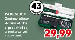 Kaufland PARKSIDE Zestaw bitów do wkrętaka z grzechotką oferta