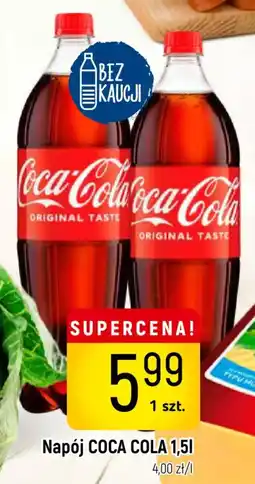 Delikatesy Piotruś Pan Napój coca cola oferta