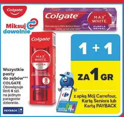 Carrefour Wszystkie pasty do zębów*** COLGATE oferta