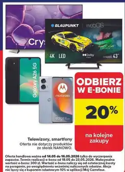 Carrefour Telewizory, smartfony oferta